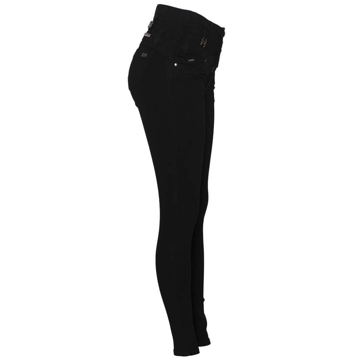 Jeans Skinny Negro Botones Ciclon Jeans