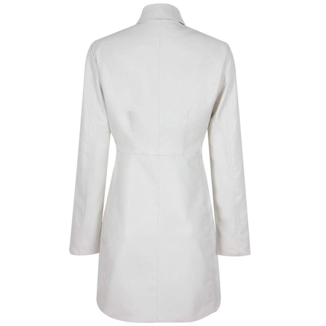 Saco City Femme Manga Larga Cuello Solapa de Pico Estrechas Diseño: Vinipiel