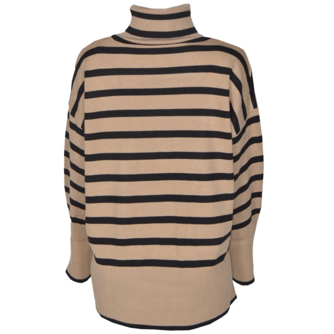 Suéter Manga Ranglan, con Estampado a Rayas para Mujer Philosophy Woman