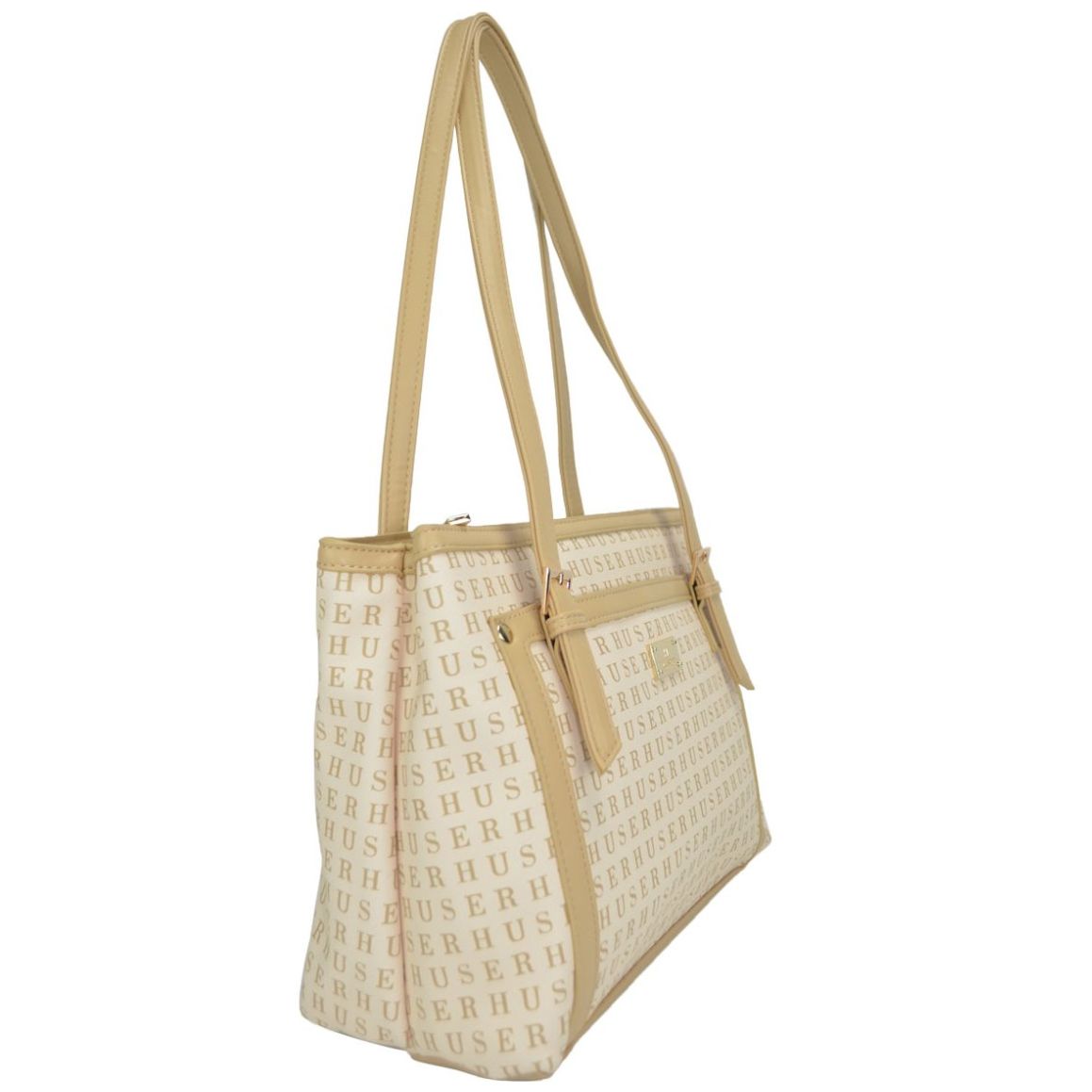 Bolsa Huser Tipo Tote Beige