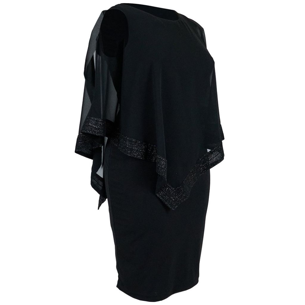 Vestido Corto Brillos Noshe Plus para Mujer Curvy