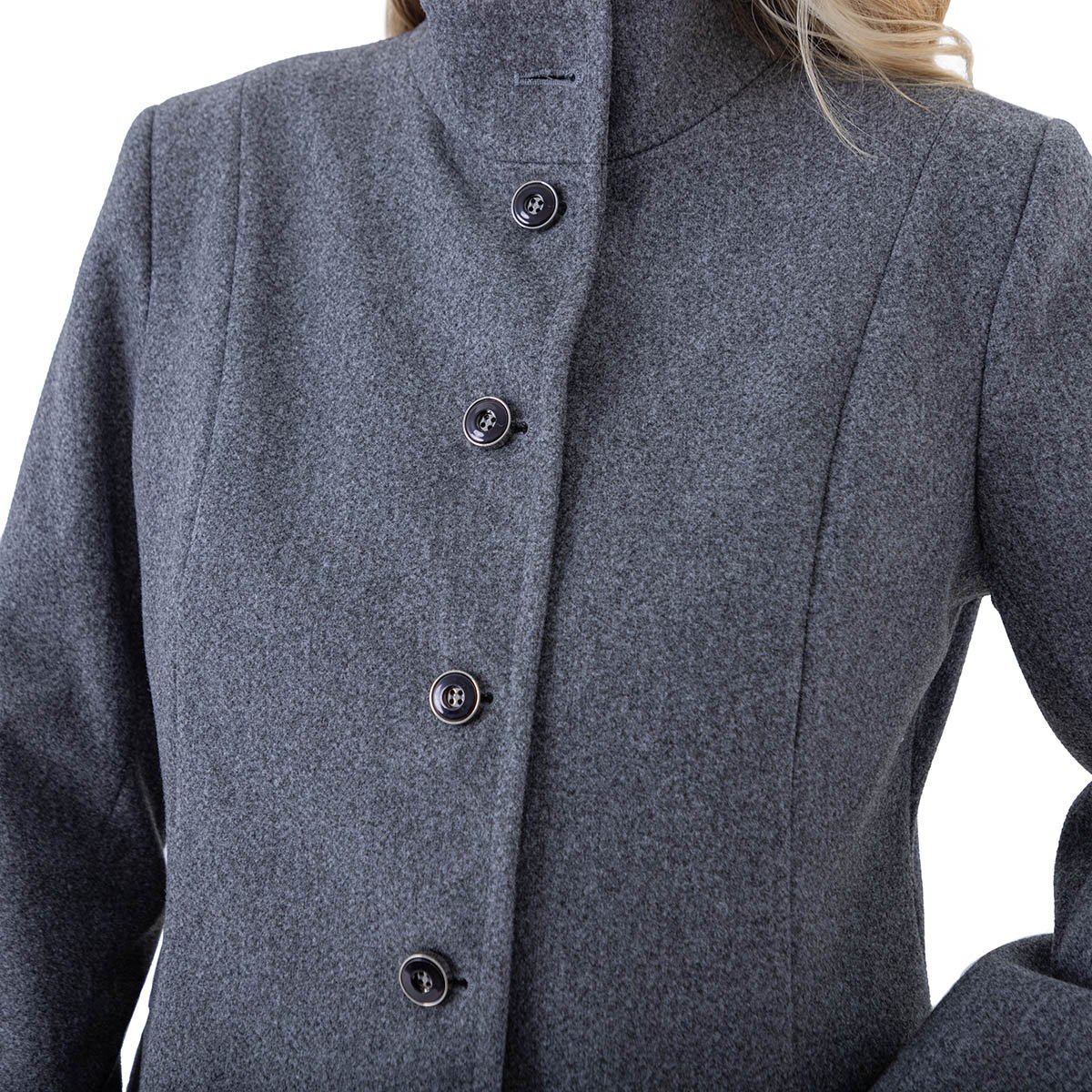 Abrigo Cuello Mao Shyla para Mujer