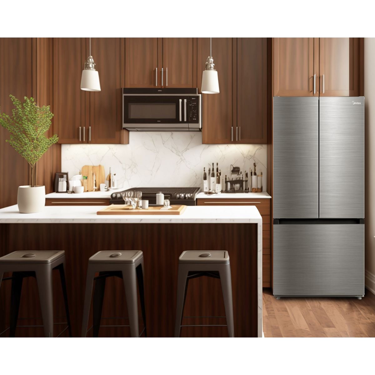 Refrigerador French Door Midea 19 Ft Inverter