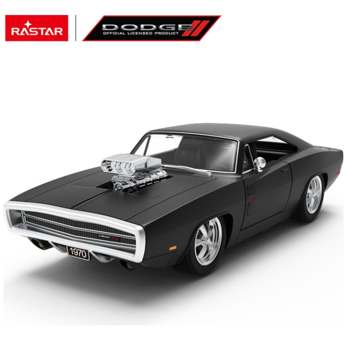 Vehículo Radio Control 1:16 Dodge Charger With Engine Version