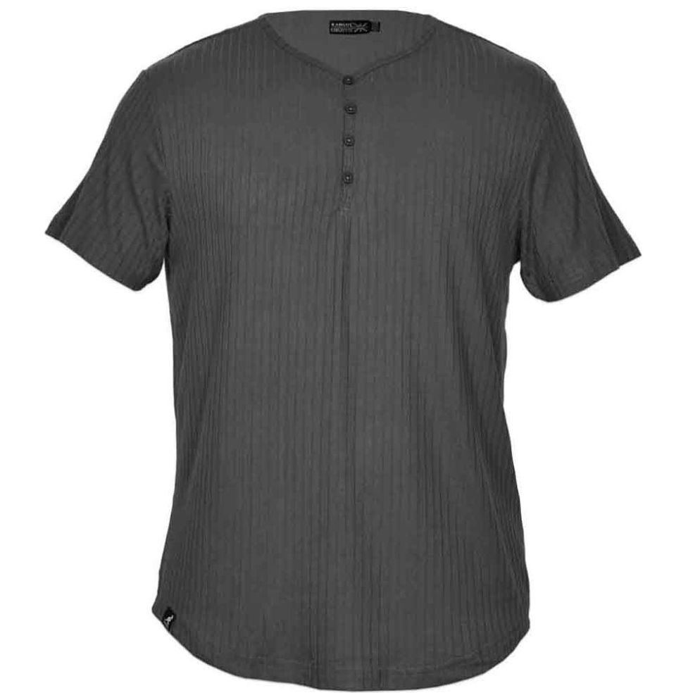 Playera Kangol Henley Manga Corta Yummy para Hombre