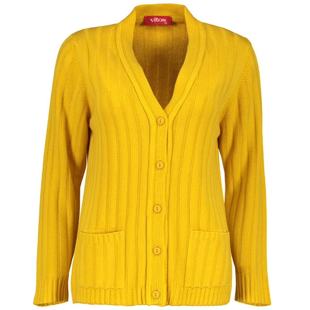 Cárdigan Acanalado Vitos para Mujer
