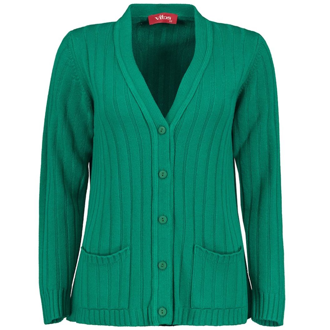 Cárdigan Acanalado Vitos para Mujer