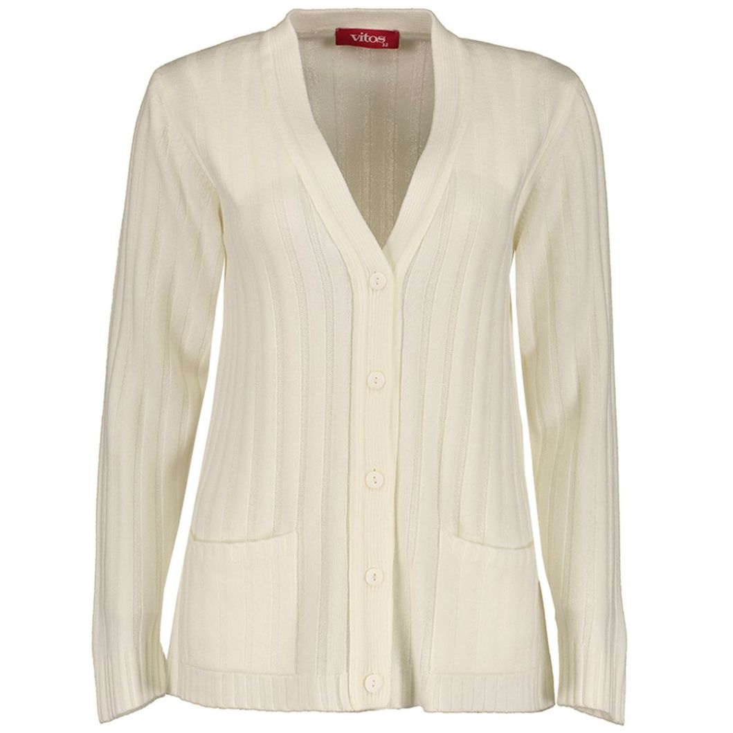 Cárdigan Acanalado Vitos para Mujer
