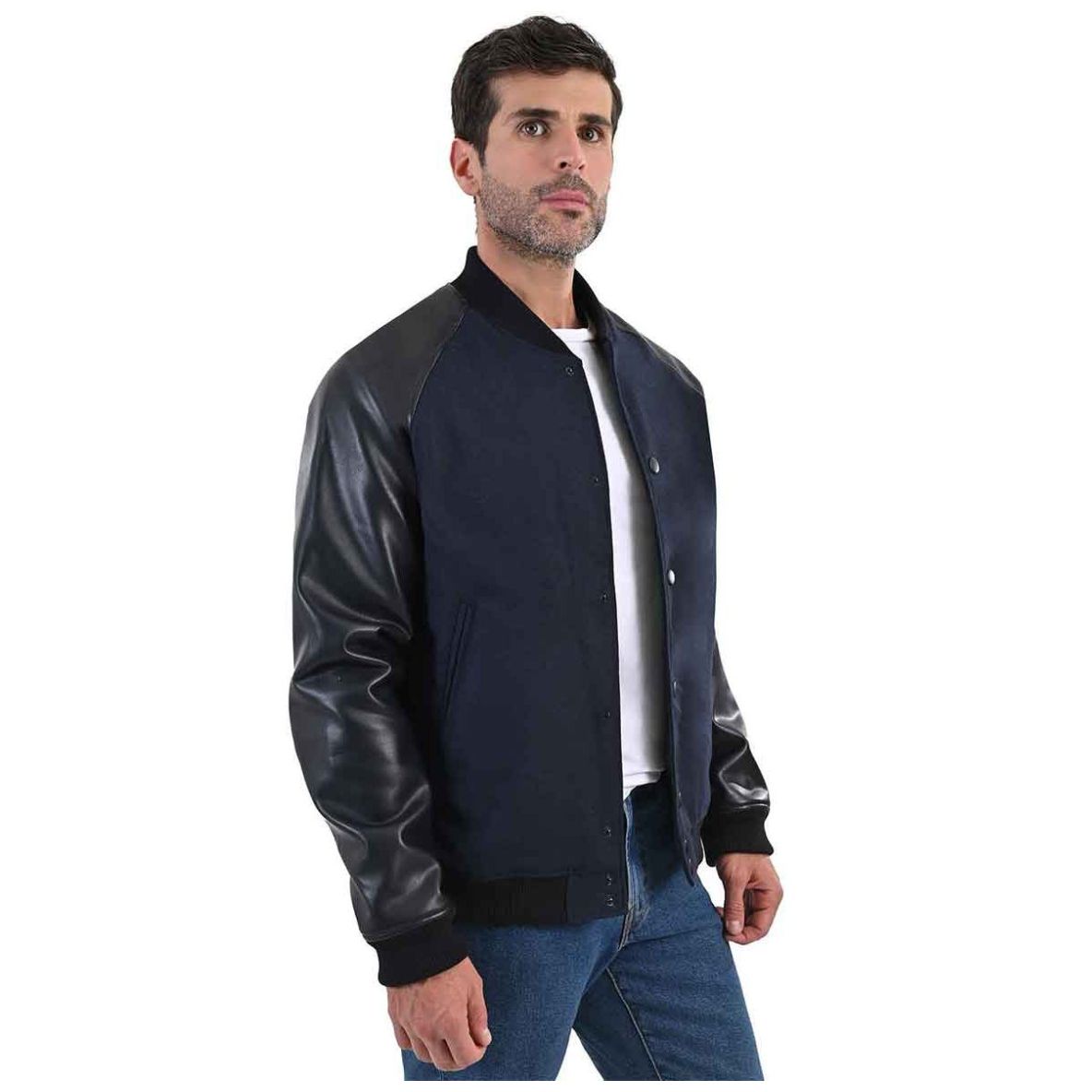 Chamarra Bruno Magnani Varsity Clásica para Hombre