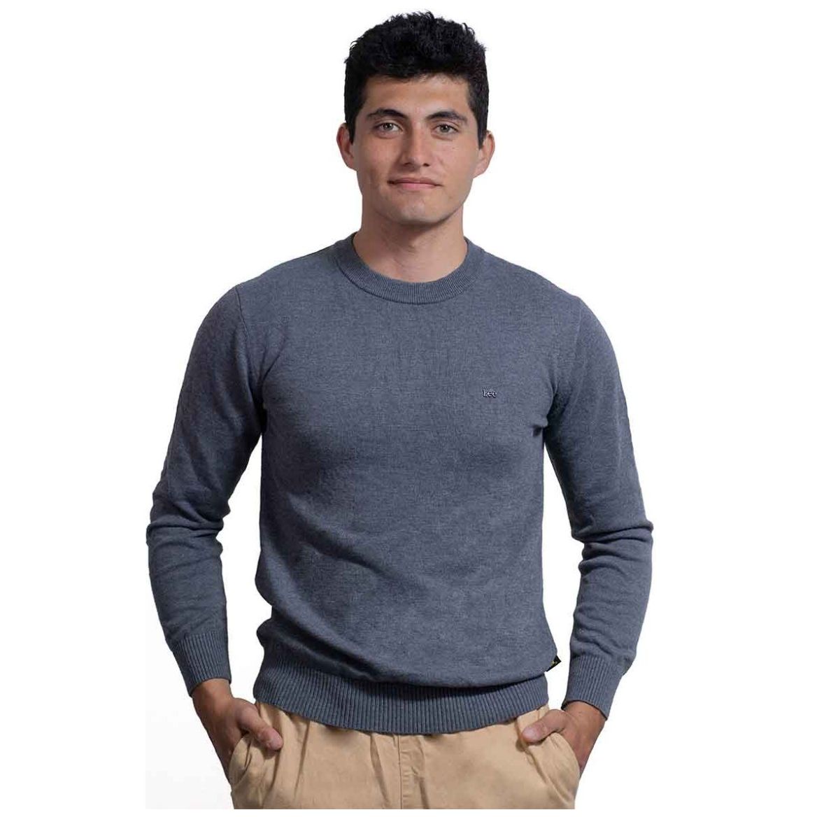 Sueter Lee Cuello Redondo para Hombre