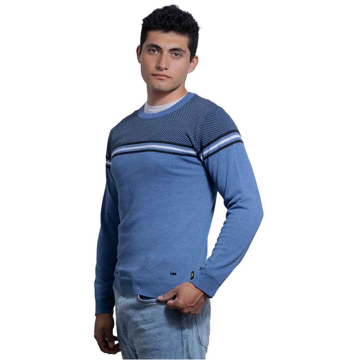 Sueter Lee a Rayas para Hombre