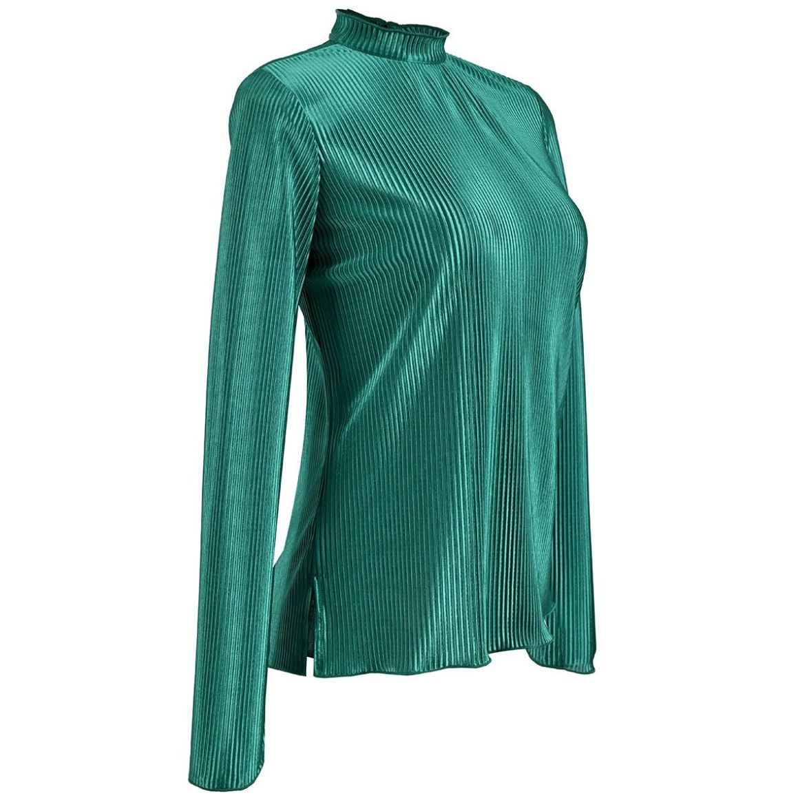 Blusa Cuello Alto Manga Larga Life Styler para Mujer