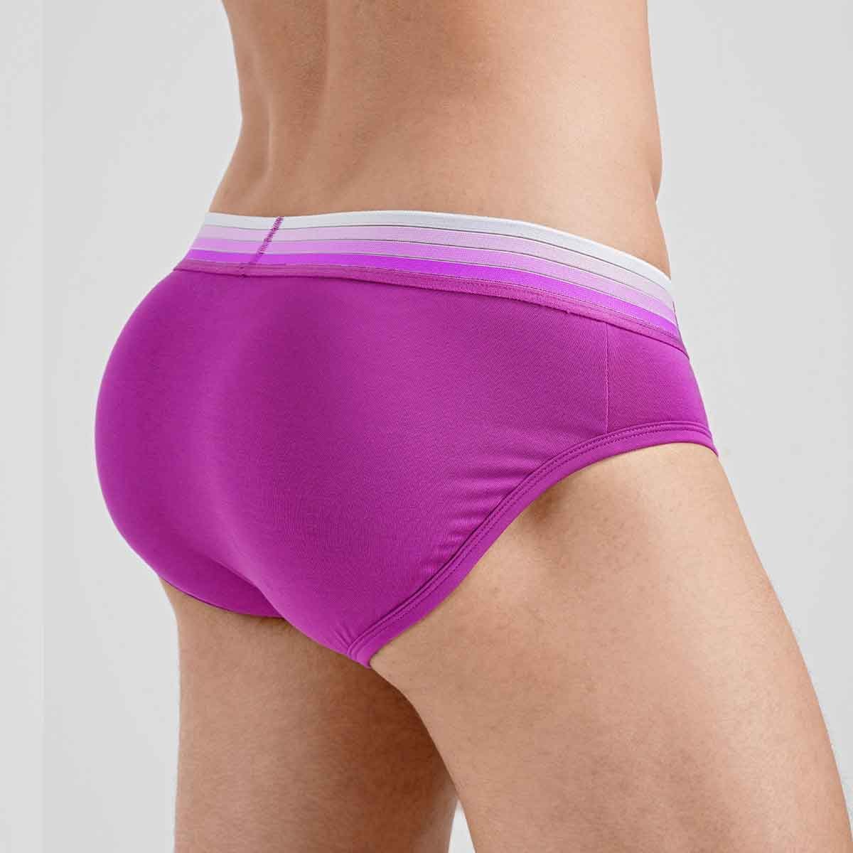 Trusa Rounderbum Sunset Padded Brief para Hombre