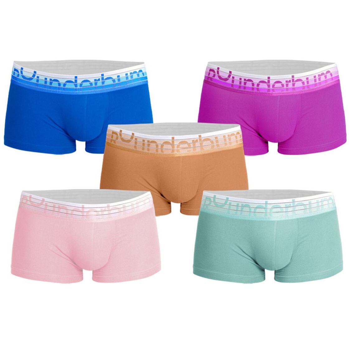 Bóxer Rounderbum 5 Pack Sunset Lift Trunk para Hombre