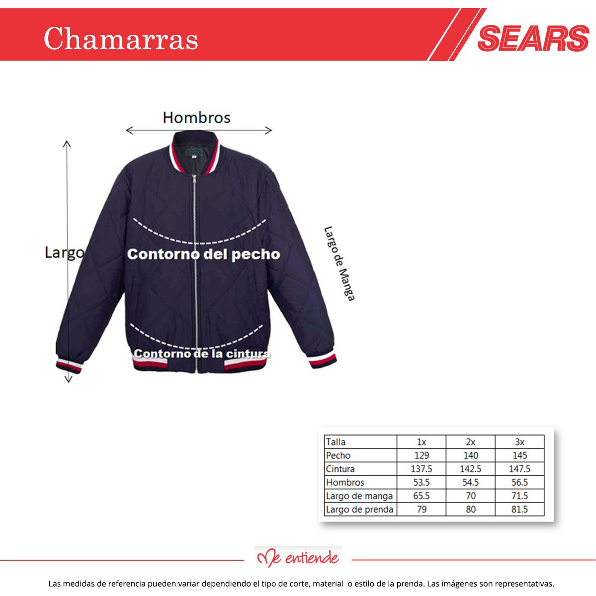 Chamarra Bomber Fukka para Hombre Plus