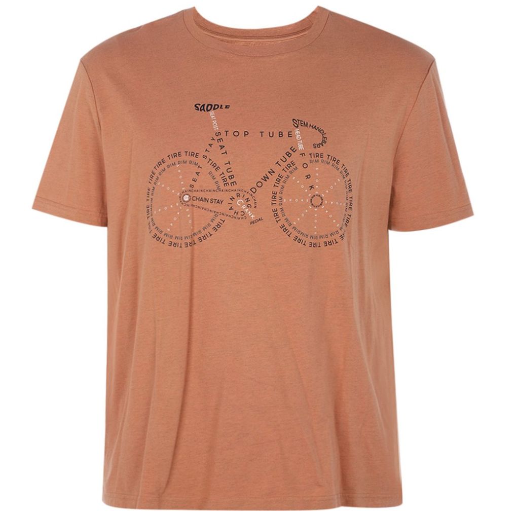 Playera Manga Corta Gráfico Jeanious para Hombre Tallas Plus