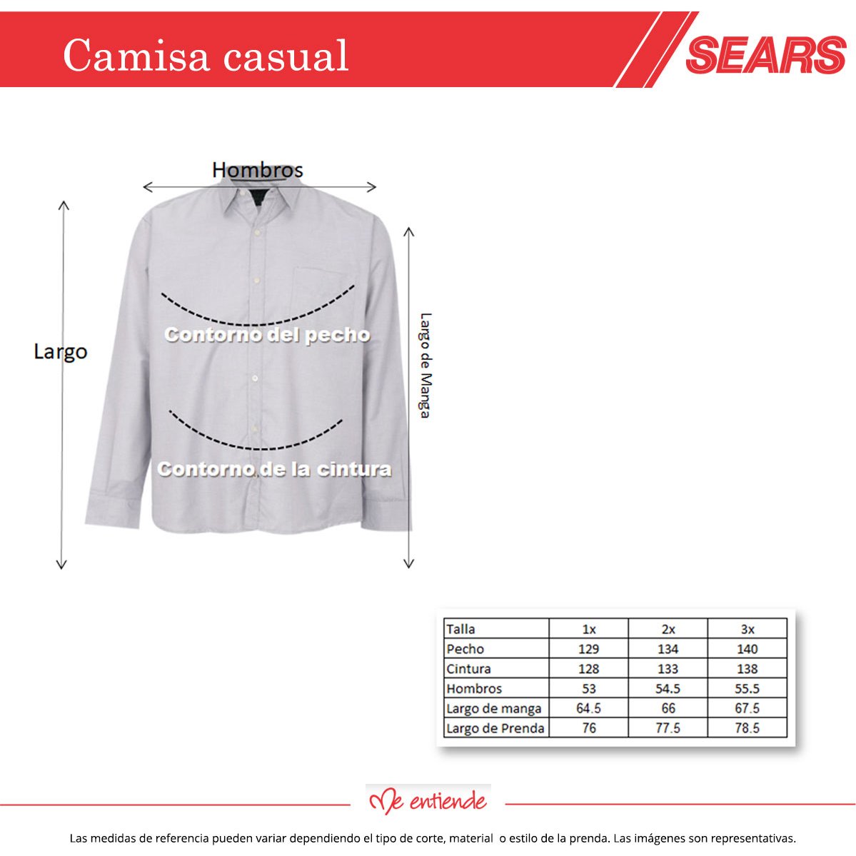 Camisa Manga Larga Cuadros Jeaniouspara Hombre Tallas Plus