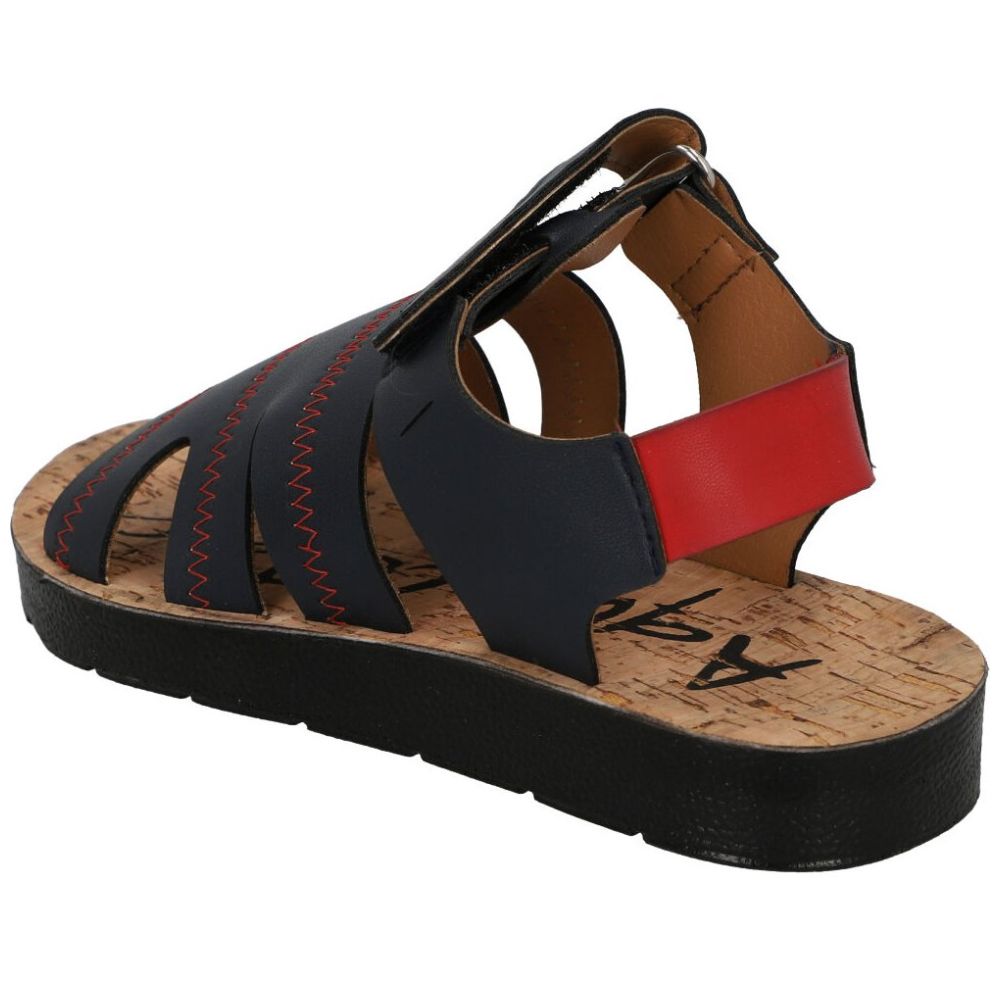 Sandalia Aqualetas con Velcro 17-21 Azul Marino