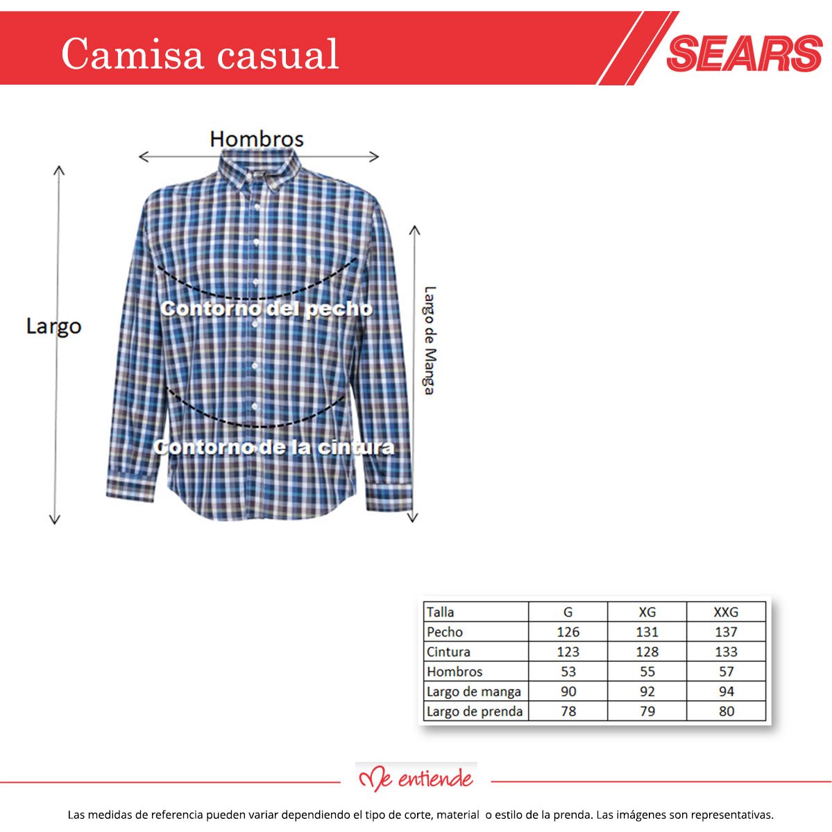 Camisa Lee Manga Larga Cuadros Fitted para Hombre Plus