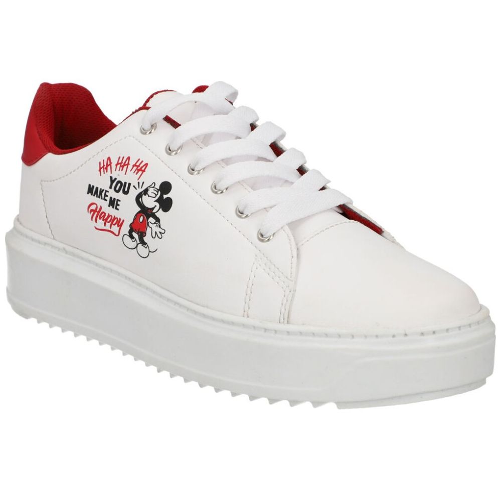 Tenis Casual Mickey Rojo Disney 100 A os