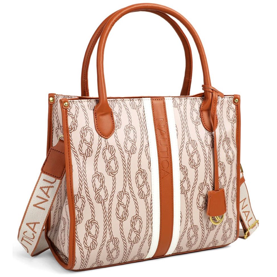 Bolsa Shopper Bag Print Camel Náutica