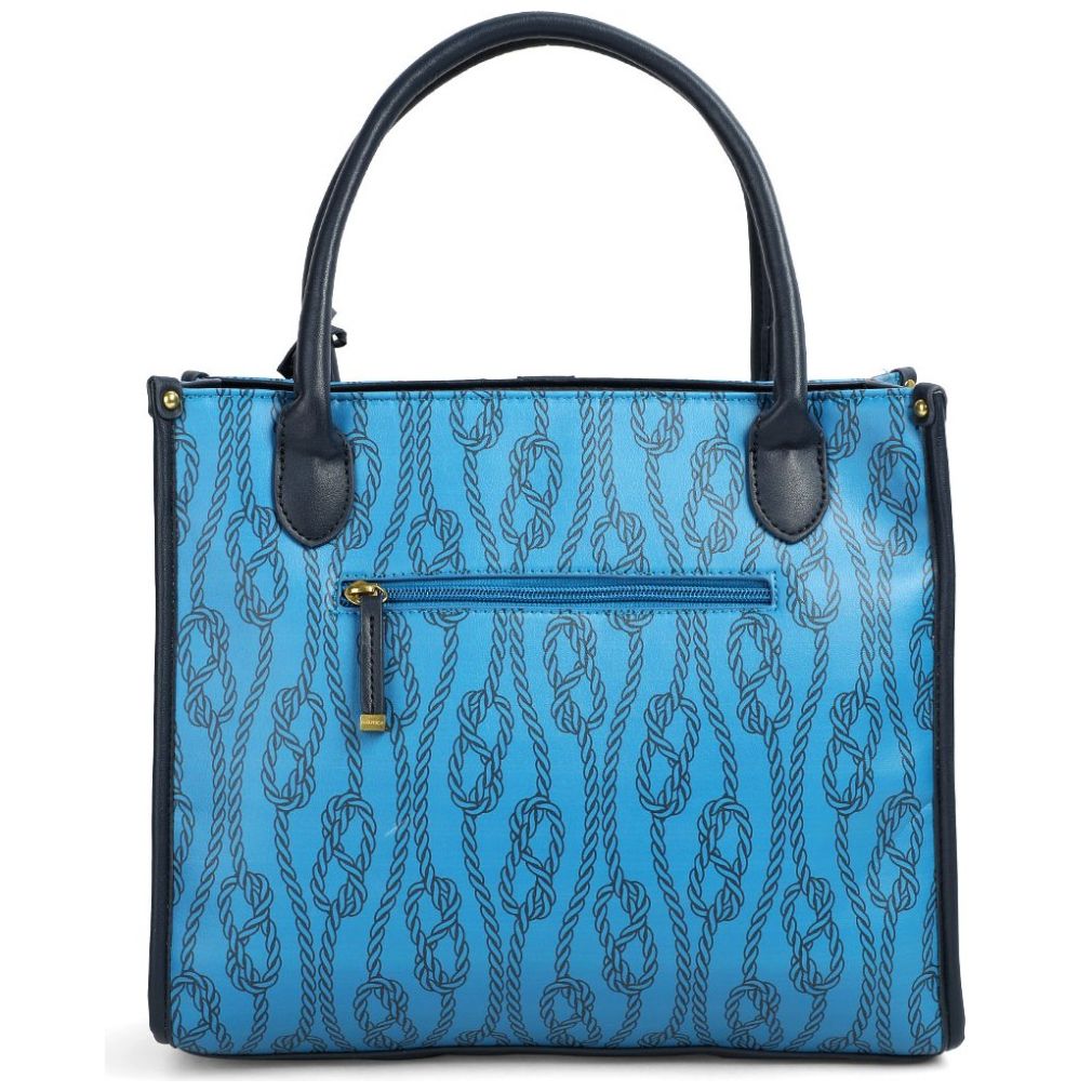 Bolso Obag Bolso Shopper X-Bag Mediano Azul Océano Con Detalles