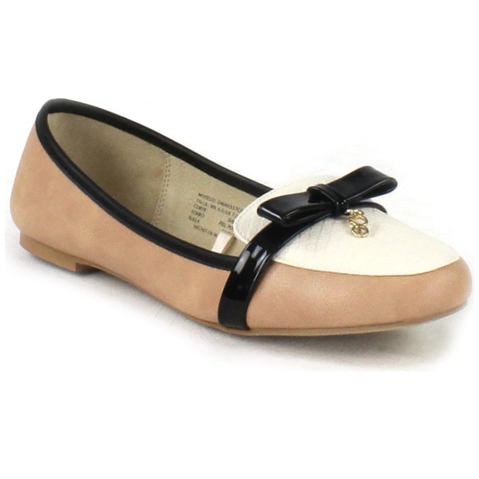 Balerina Camel con Tacón Flat Cloe