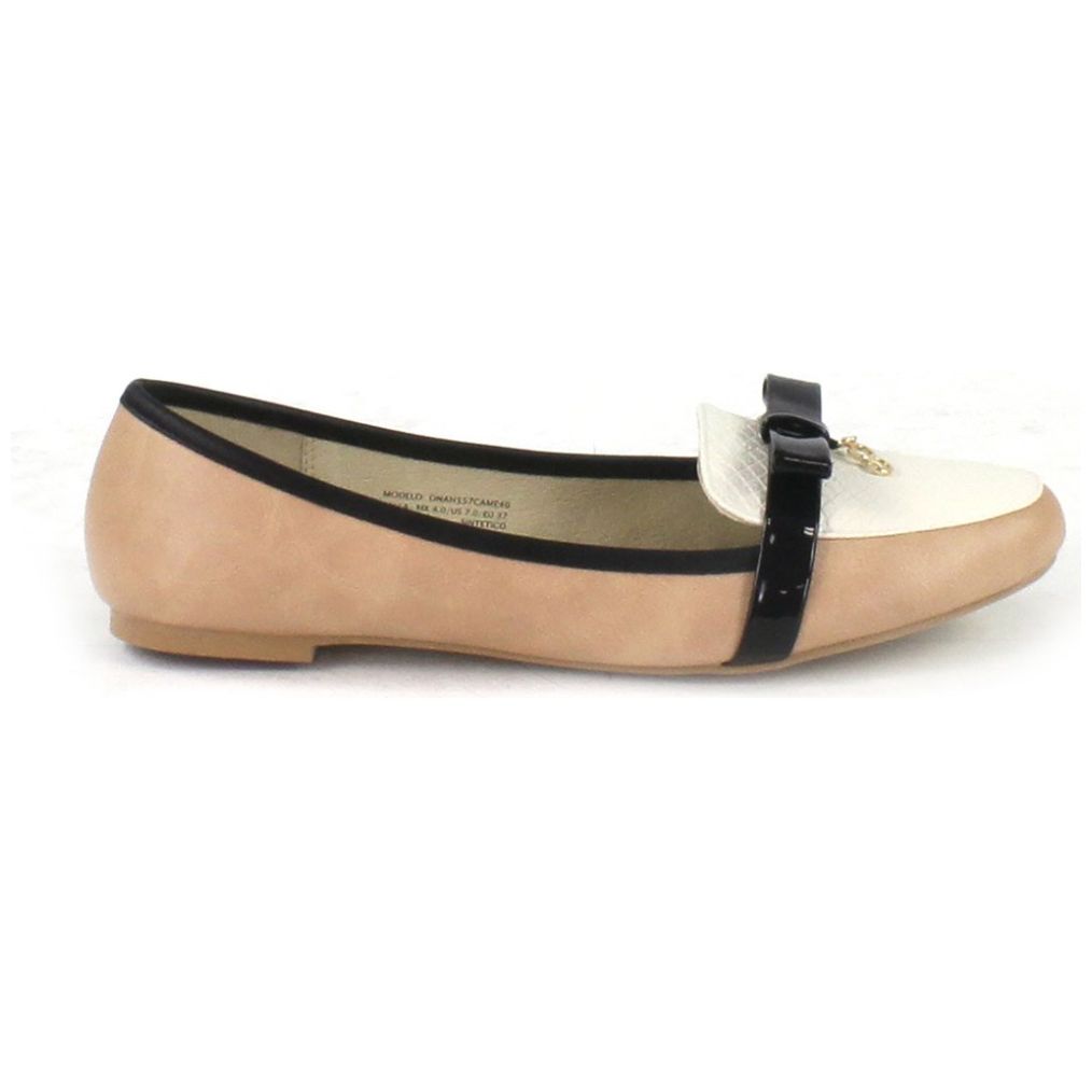 Balerina Camel con Tacón Flat Cloe