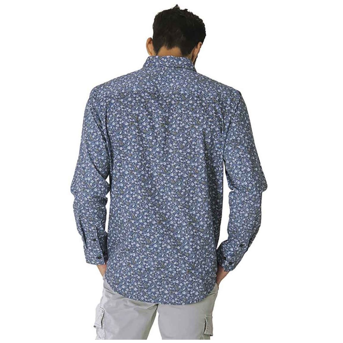 Camisa U Sport Casual Manga Larga para Hombre