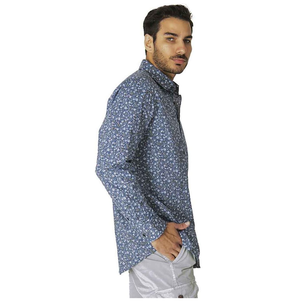 Camisa U Sport Casual Manga Larga para Hombre