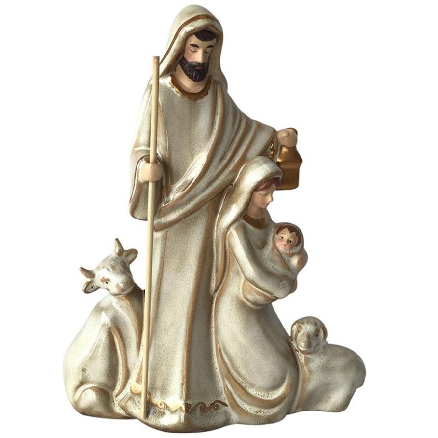 Figura Decorativa Navidad Sagrada Familia Santini