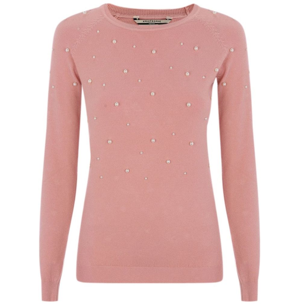 Suéter con Perlas para Dama Apostrophe