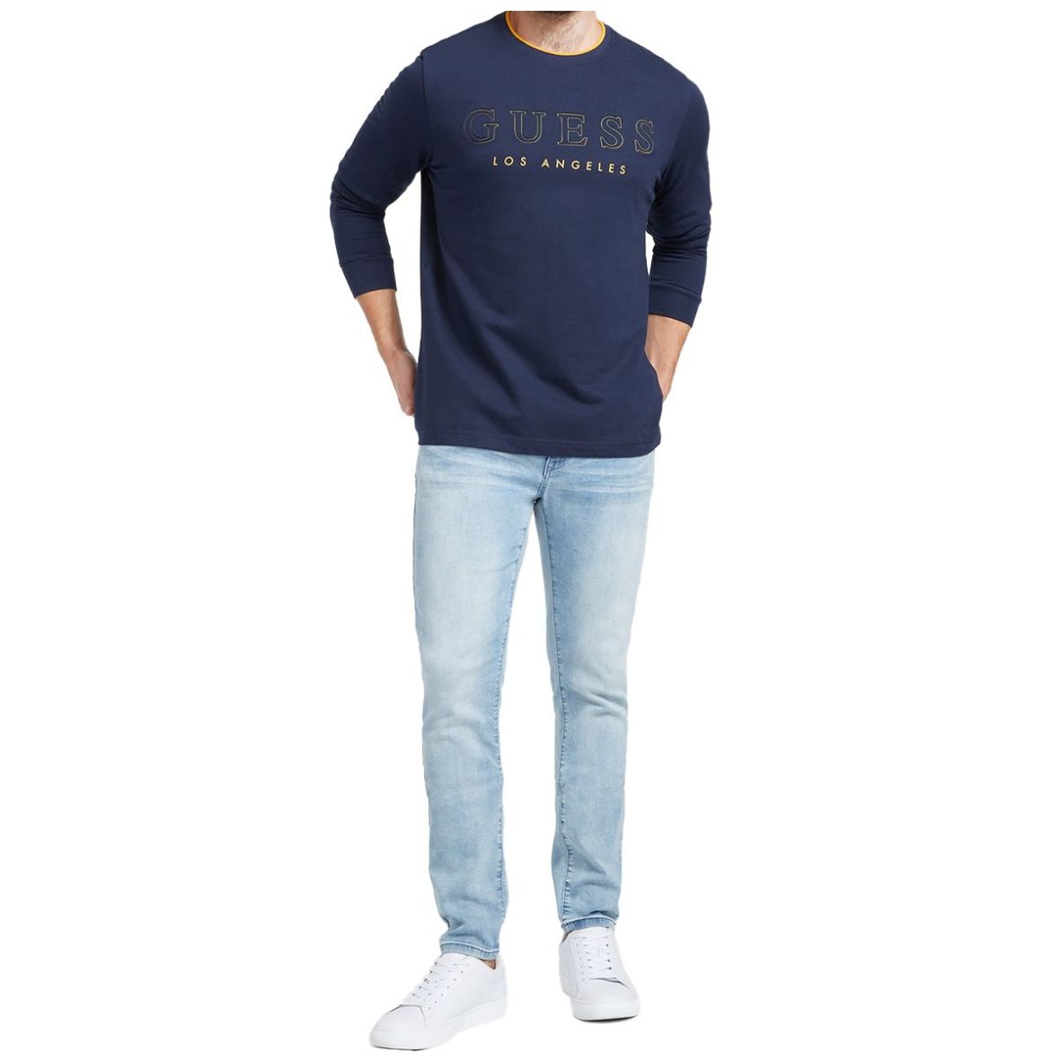 Playera Guess Manga Larga para Hombre