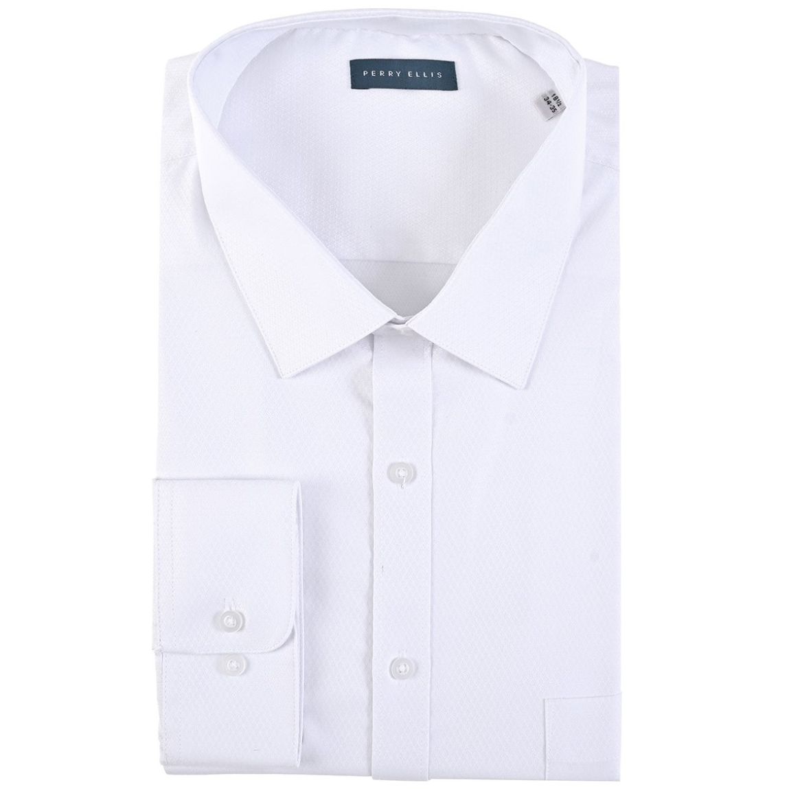 Camisa de Vestir Perry Ellis Semi Lisa para Hombre