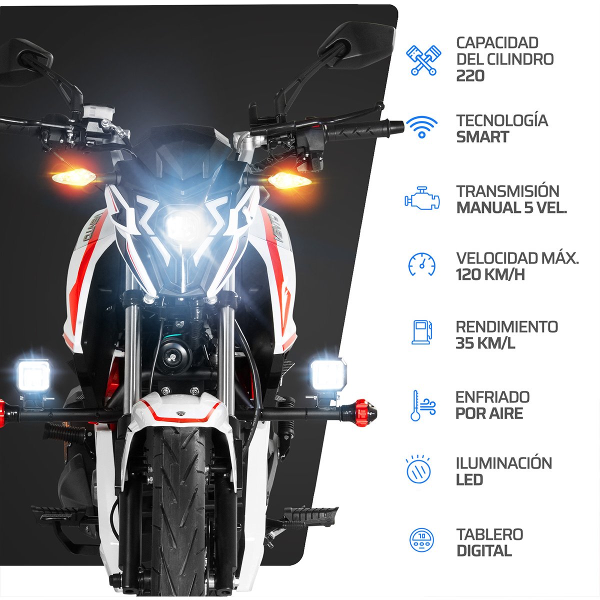 Motocicleta Vento Falkon 220 Z3 2024