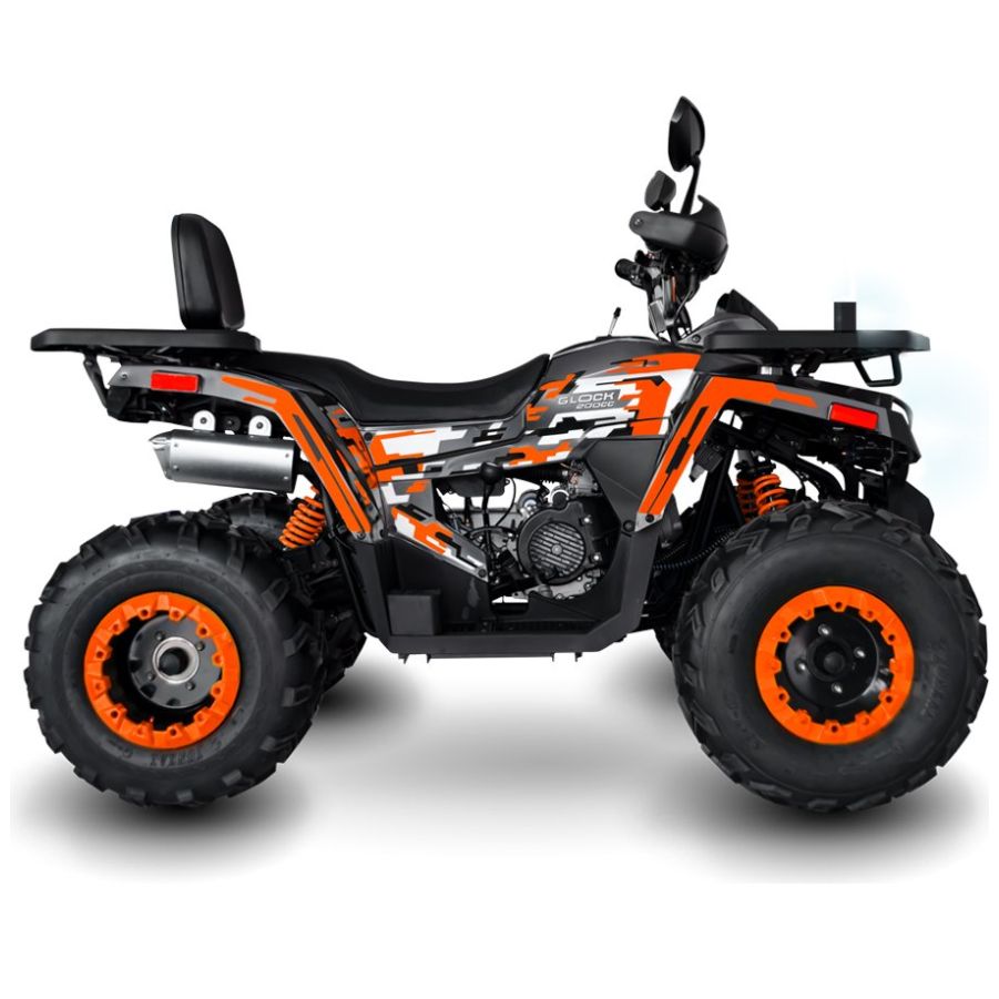 Cuatrimoto Glock 200Cc Gt Naranja 2024