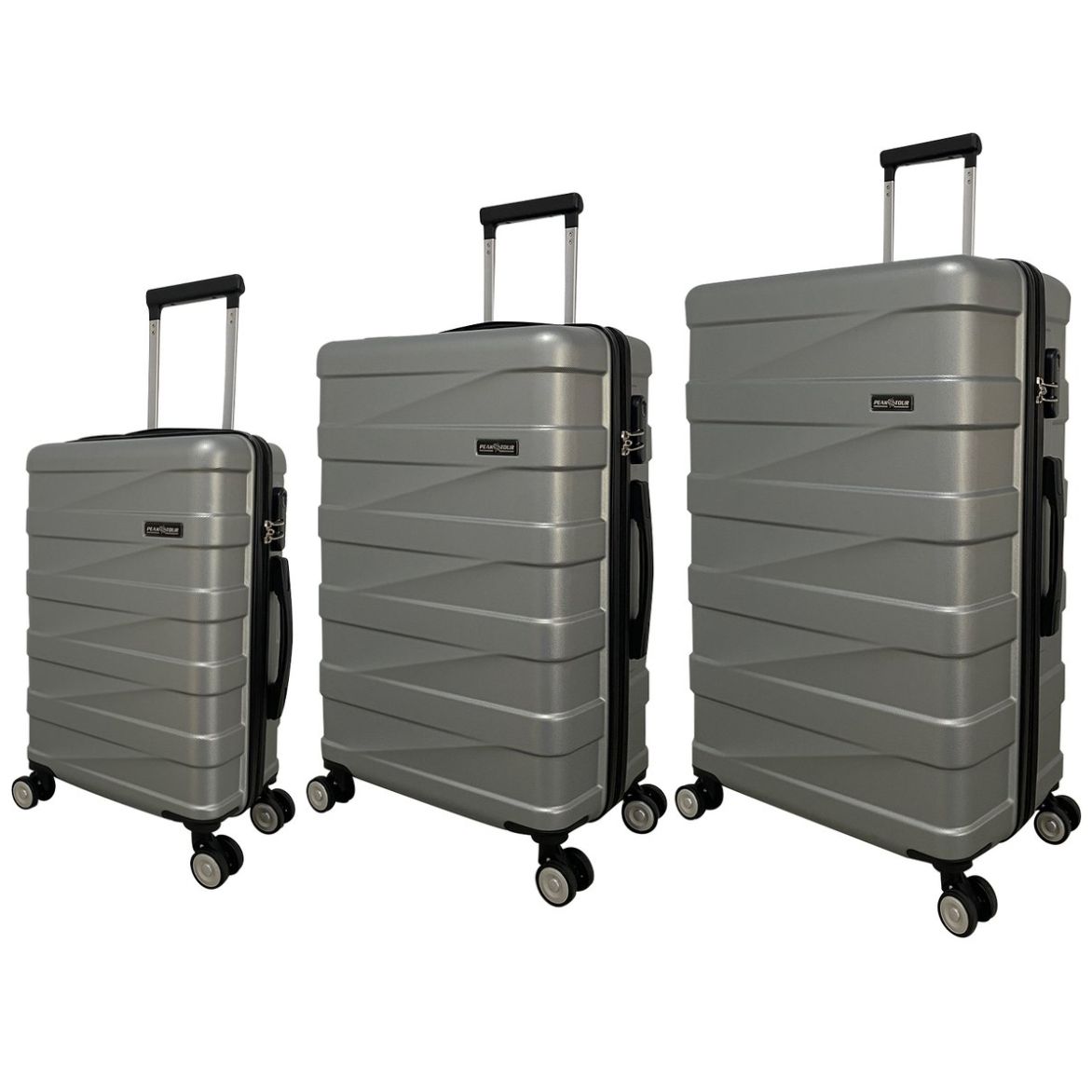 Set de 3 Maletas Waterloo 20"/24"/28" Gris