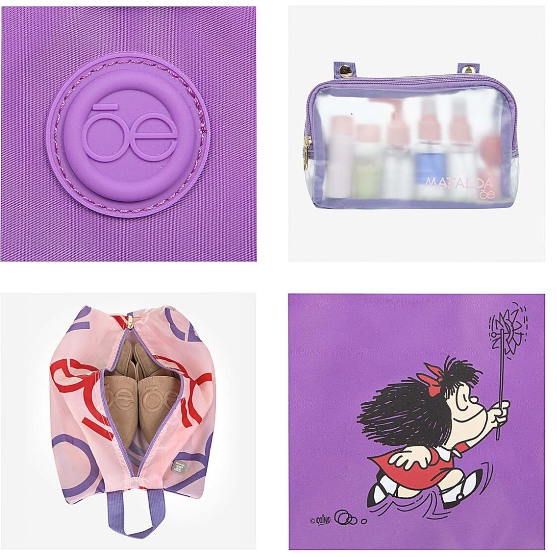 Maleta Mafalda 24" Morado Cloe