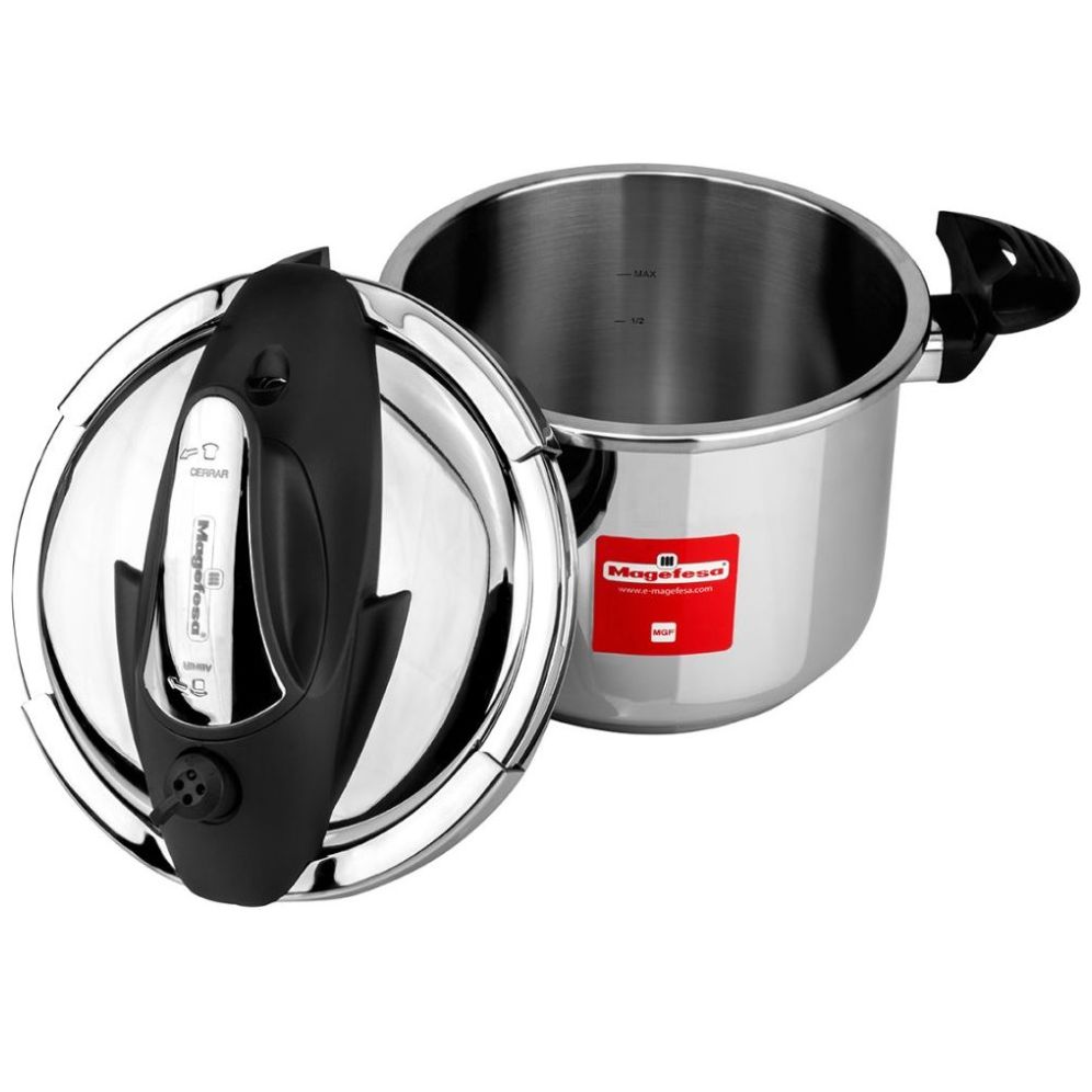 Olla de Presión Nova 4Lt Acero Inoxidable Magefesa