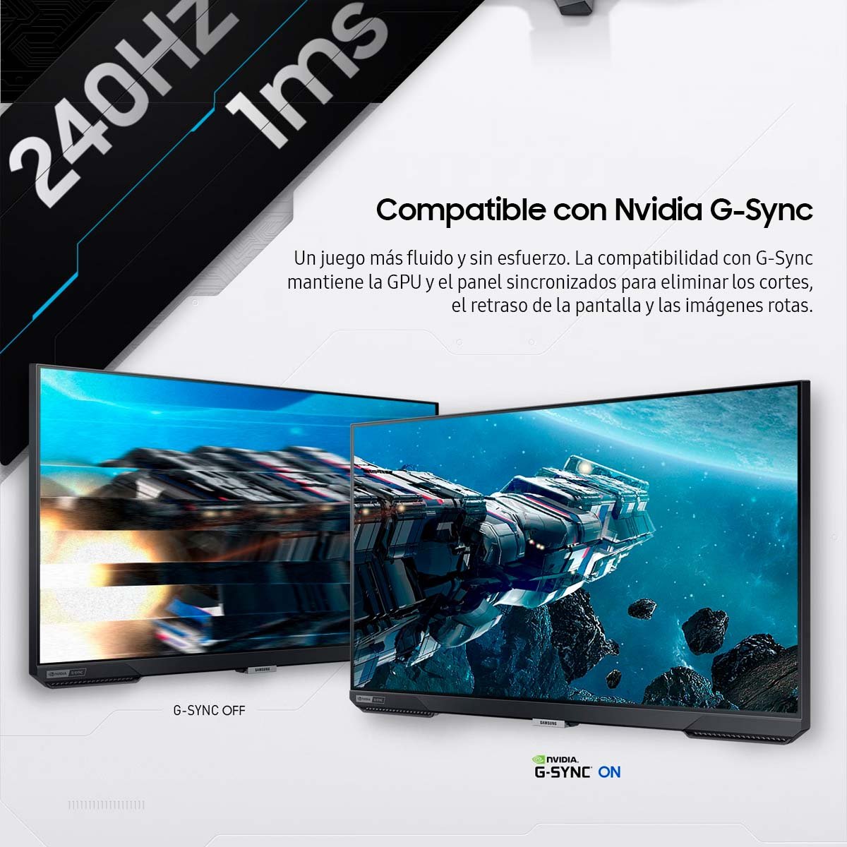 Monitor Gaming 27" Samsung Flat Odyssey G4 Ls27Bg400Elxzx