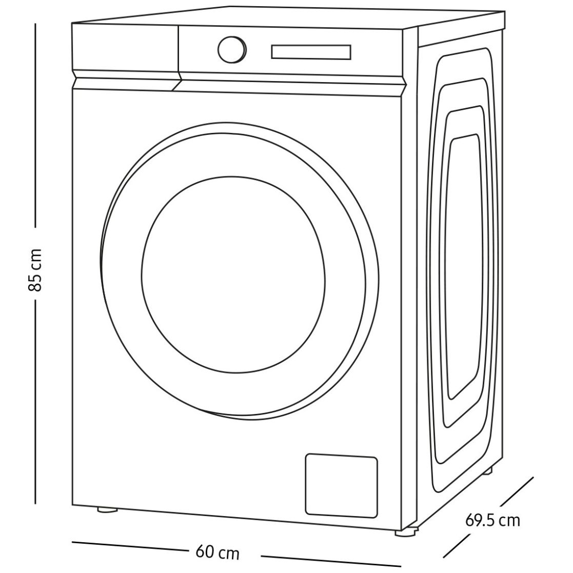 Lavasecadora Samsung Bespoke 14Kg/9 Kg Wd14Bb904Dgbax Negra