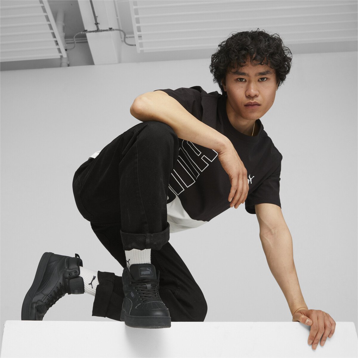 Tenis Bota Puma Caven Negro