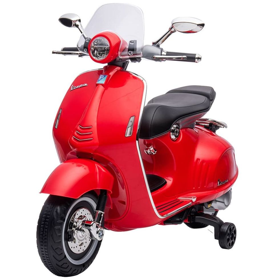 Moto Eléctrica Infantil Vespa 946 6 V Roja