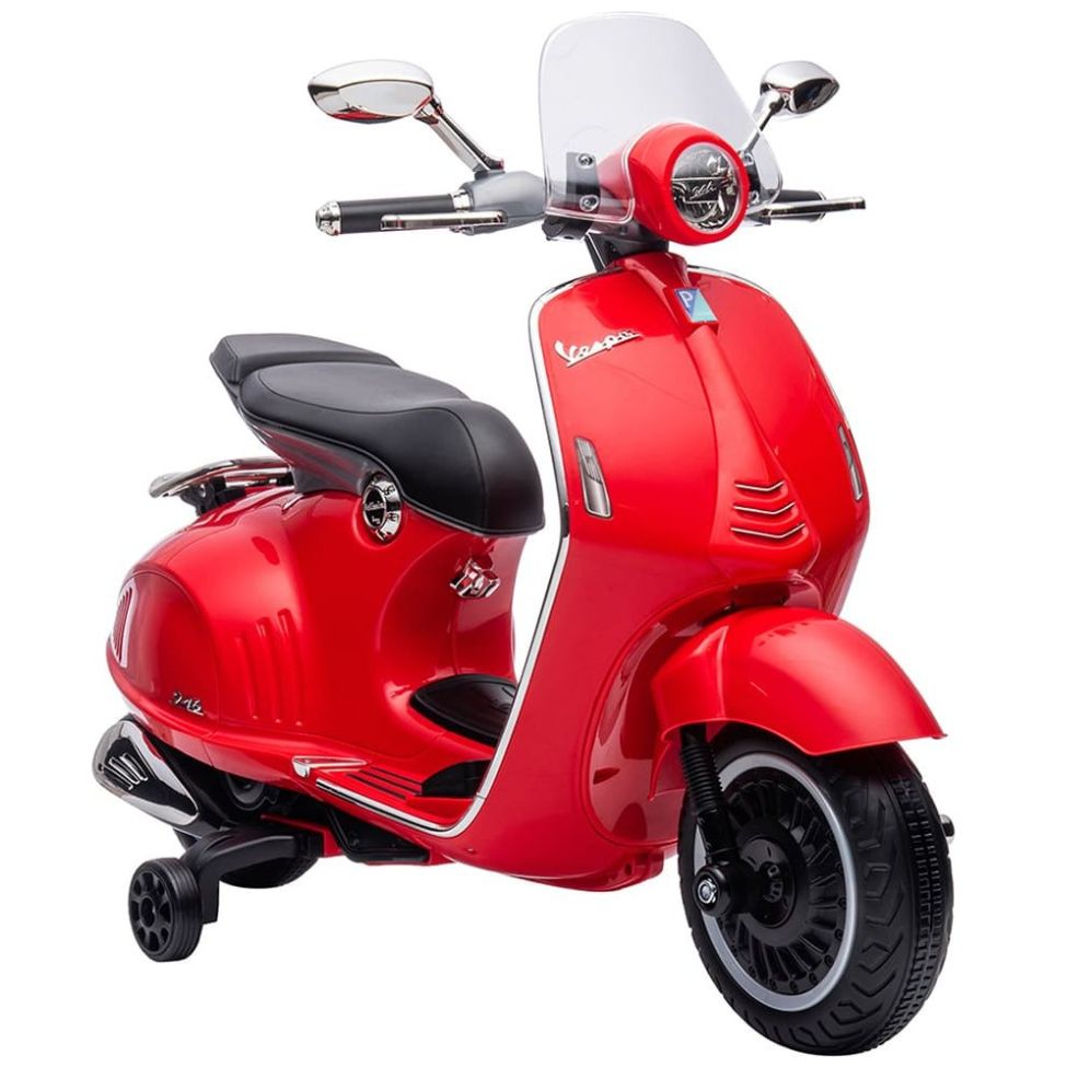 Moto Eléctrica Infantil Vespa 946 6 V Roja