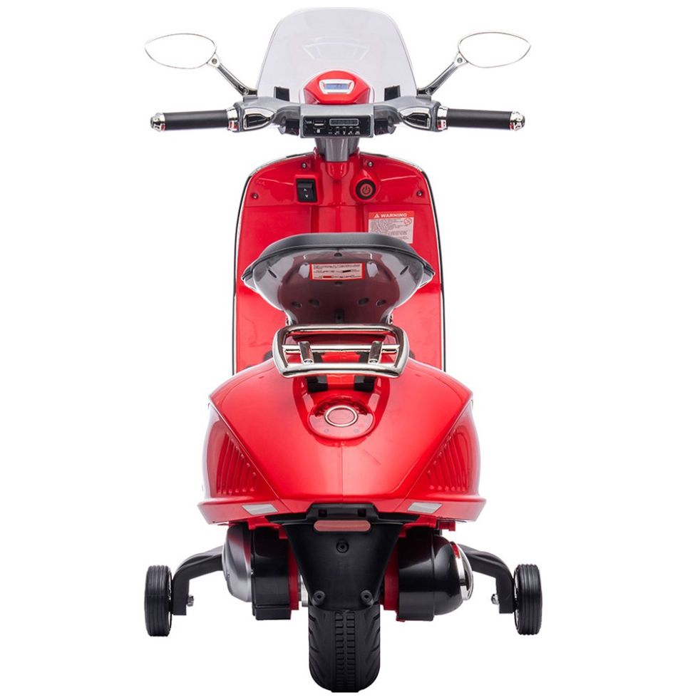 Moto Eléctrica Infantil Vespa 946 6 V Roja