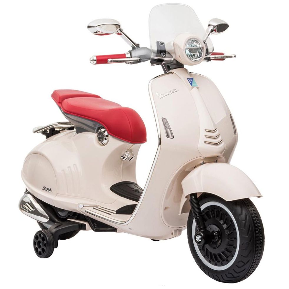 Moto Eléctrica Infantil Vespa 946 6 V Blanca