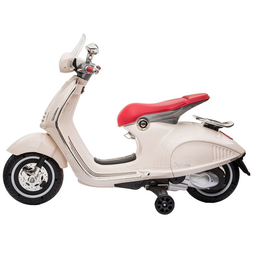 Moto Eléctrica Infantil Vespa 946 6 V Blanca