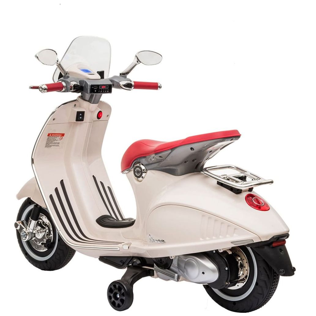 Moto Eléctrica Infantil Vespa 946 6 V Blanca
