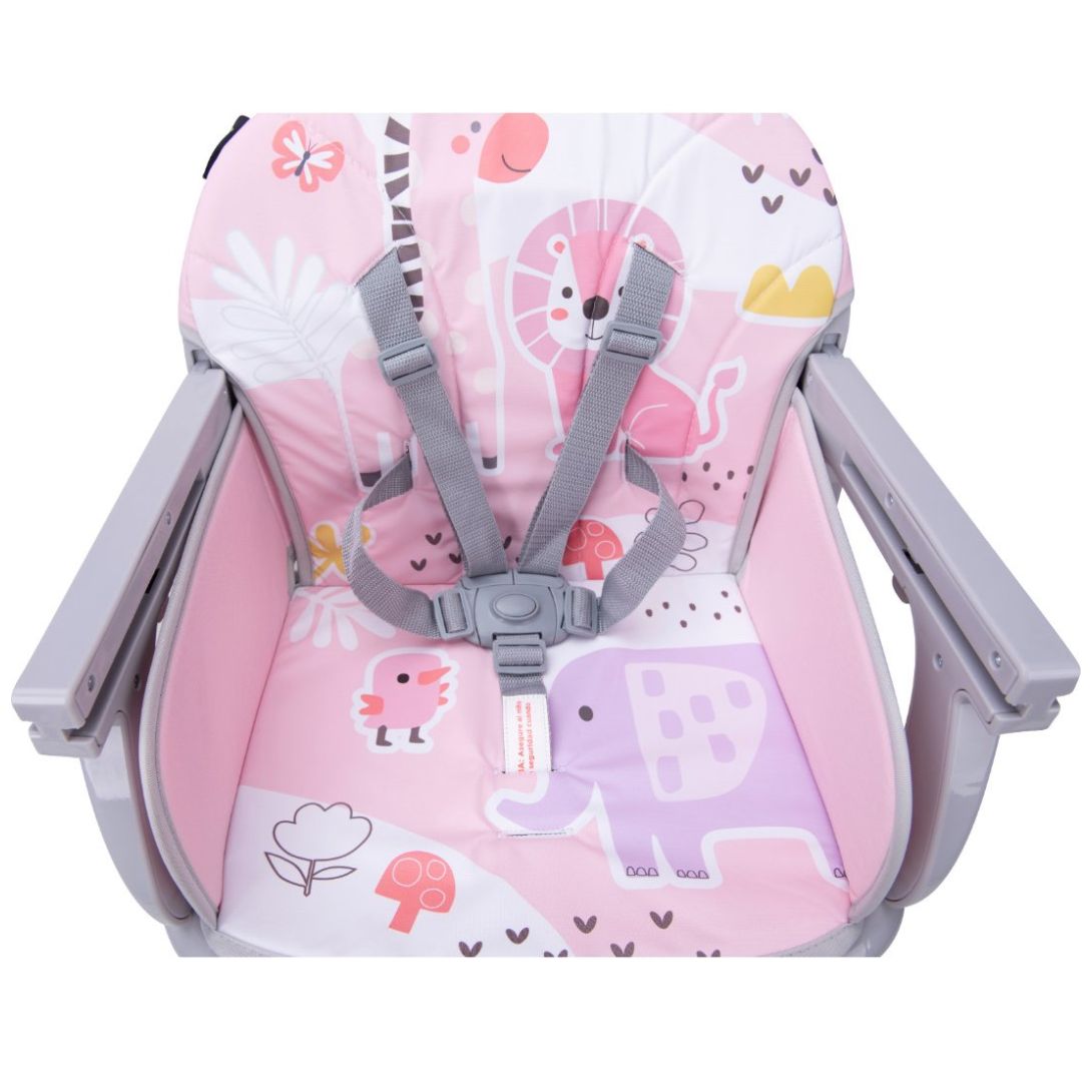 Bundle Niña Sistema de Viaje, Cuna de Viaje y Silla Alta Infanti
