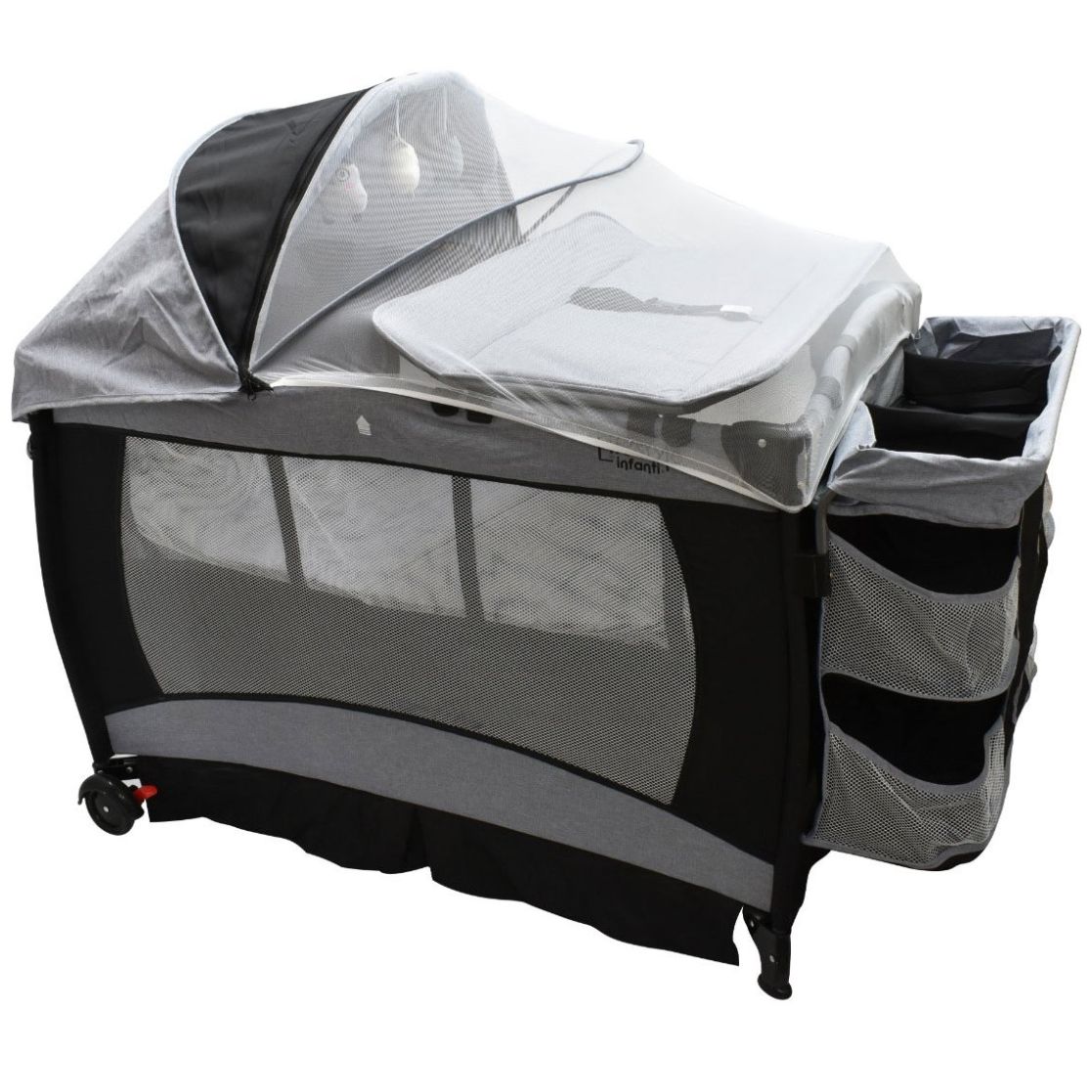 Bundle Niña Sistema de Viaje, Cuna de Viaje y Silla Alta Infanti